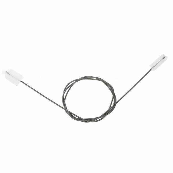 Aquarium Flexible Feather Tube Cleaning Brush 155cm Long White transparent