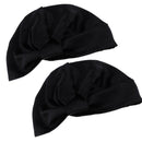 2 pack Women's Silk Sleeping Cap Night Sleep Hats Hair Care Scarves Bonnet