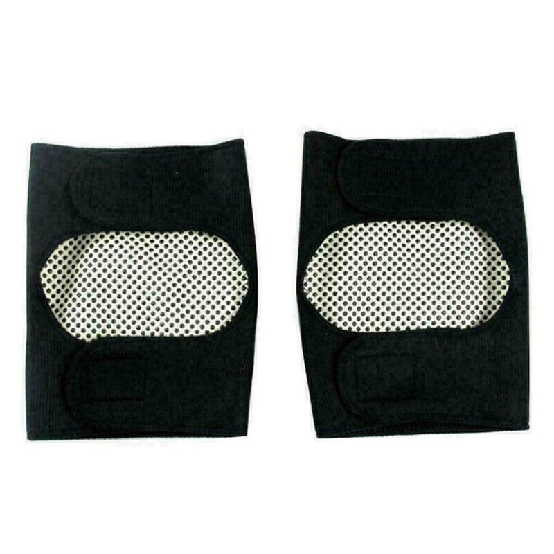 1Pair Self Heating Arm Pads Magnetic Tourmaline Elbow Wrist Bel Relief Pain F6K0
