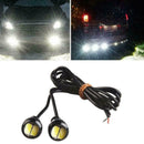 2Pcs 12V Eagle Eye LED DRL Lights 18mm Car Daytime M3J8 White Bulbs Running C3Y6