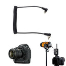 Male to Male Flash PC Sync Cable Cord with Screw Lock For Trigger Flash Camera