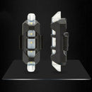 USB Rechargeable LED Bicycle Taillight Waterproof Bike Warning Lamp (White)