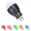 2x USB Mini LED Cool White Night Light Bulb for Portable Reading Flashlight 3C