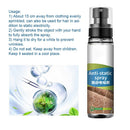 100ml Long Lasting Balancing Portable For Clothes Hair Home Anti Static Spray