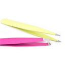 3pcs Professional Eyebrow Tweezers Hair Beauty Hair Removal Face Kit Pouch MO