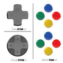 New D-Pad Button Cap Set for Nintendo Switch Joy-con OZ