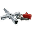 Universal Cross Square Triangle Electrical Cabinet Elevator Lift Key Wrench