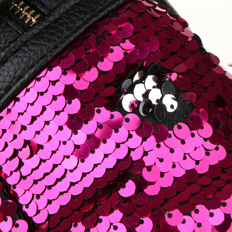 Women Backpack Sequins Glitter Backpack Shiny Bag Teenager Girls School Bag