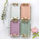 Wood Macarons Tray Handmade Rectangle Cake Tools For Party Decoration Perfu