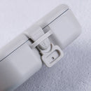Denture false teeth storage box case with mirror and clean brush appliance ME