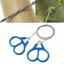 Stainless Steel Ring Wire Camping Saw Rope Outdoor Survival Emergency Tools J2Z4
