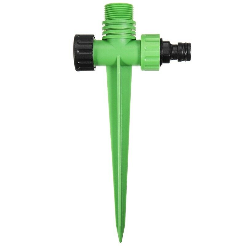 360 Rotating Water Sprinkle Garden Lawn Impulse Nozzle Watering Tool Pin Pu