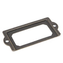 12X Metal Label Pull Frame Handle Name Card File Holder Furniture Cabinet Drawer