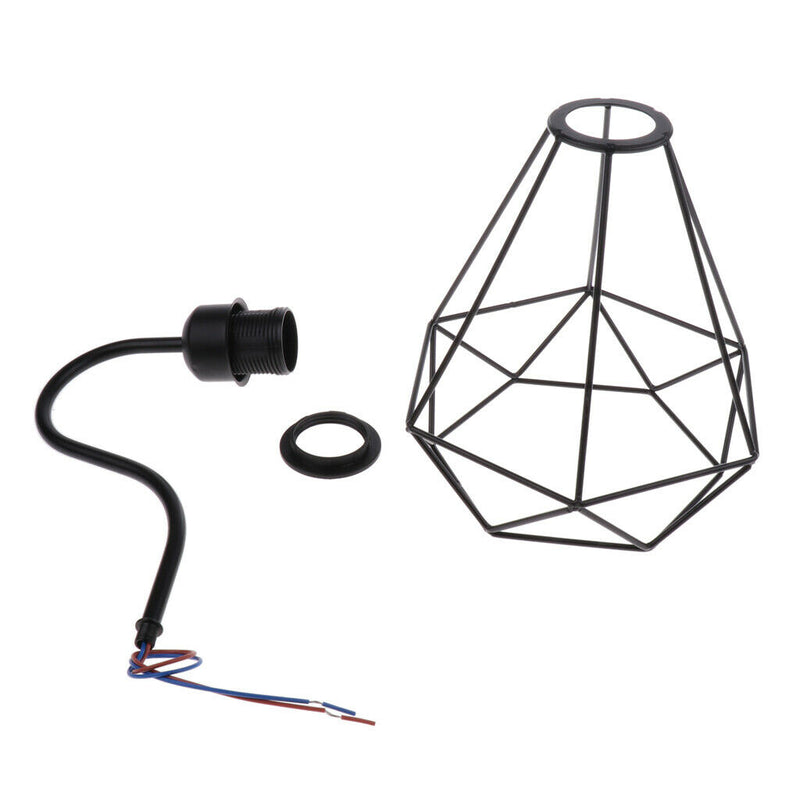 2 Pcs Black Retro Lampshade Pendant Lamp Shade Lamps Lighting Ceiling Fans Lamp
