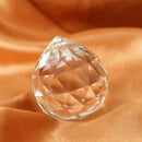 50MM FENG SHUI HANGING CRYSTAL BALL Sphere Prism Rainbow SuncatcherPendant V5G8