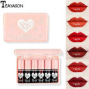 6 Color Matte Lipstick Liquid Long-Lasting Matte Lip Shimmer Lip Glaze Glos J3U2