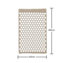 Spike Yoga Cushion Relieve Body Pain Acupuncture Massage Mat (Light Grey) A