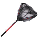 Foldable Trilateral Fishing Landing Net Brail Telescopic Handle 80cm