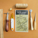 7x leather & canvas Craft Hand Stitching Sewing Tool Set Kit Thread Awl Waxed f