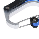Type D Carabiner Rotating Hook Clip Non-Locking Strong Clips OZ