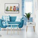Four Birds 5D DIY Full Round Diamond Painting Cross Stitch Embroidery Kit A