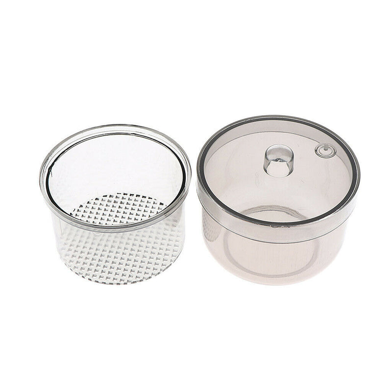 Round Sterilization Cup Storage Case with Lid Cap