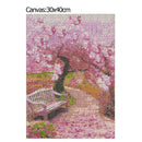 DIY Full Drill Diamond Painting Peach Tree Cross Stitch Embroidery Mosaic