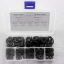 350pcs/box M2-M8 Nylon Plastic Insulation Washers Plumbing Leakproof Gasket