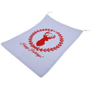 Christmas Red Deer Sack Drawstring Line Bag Large Gift Storage Bag