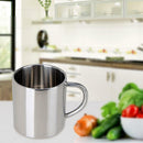 3PCS Unbreakable Steel Insulated Cup Hot Milk Tea Coffee Mug 300ml