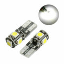 6X T10 Led Canbus Error Free 5 SMD Car Side Wedge light Bulb White 168 194 W5W /