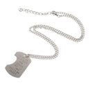2 Pcs Family Love Father Daughter Little Heart Joint Pendant Necklace Set B