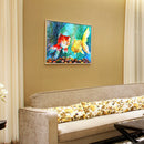 5D DIY Diamond Painting Animals Full Round Drill Rhinestone (Goldfish) A