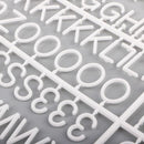 304 Piece Numbers Characters For Felt Letter Board For Changeable Letter Board