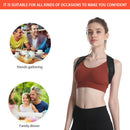 Men Women Upper Back Posture Corrector Multifunction Adjustable Strap One Size
