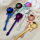 304 Stainless Steel Guitar Shape Coffee Stirring Spoons, Ice Bar Music Crea O5L6