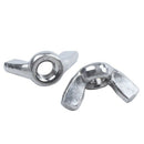 M6 Thread Dia Stainless Steel Wing nut Butterfly Wing Nuts 10 Pcs R9R4