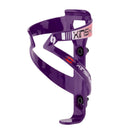 Nylon fiber Bike Bicycle Drink Water Bottle Sprite Holder Cage Brackets - Purple