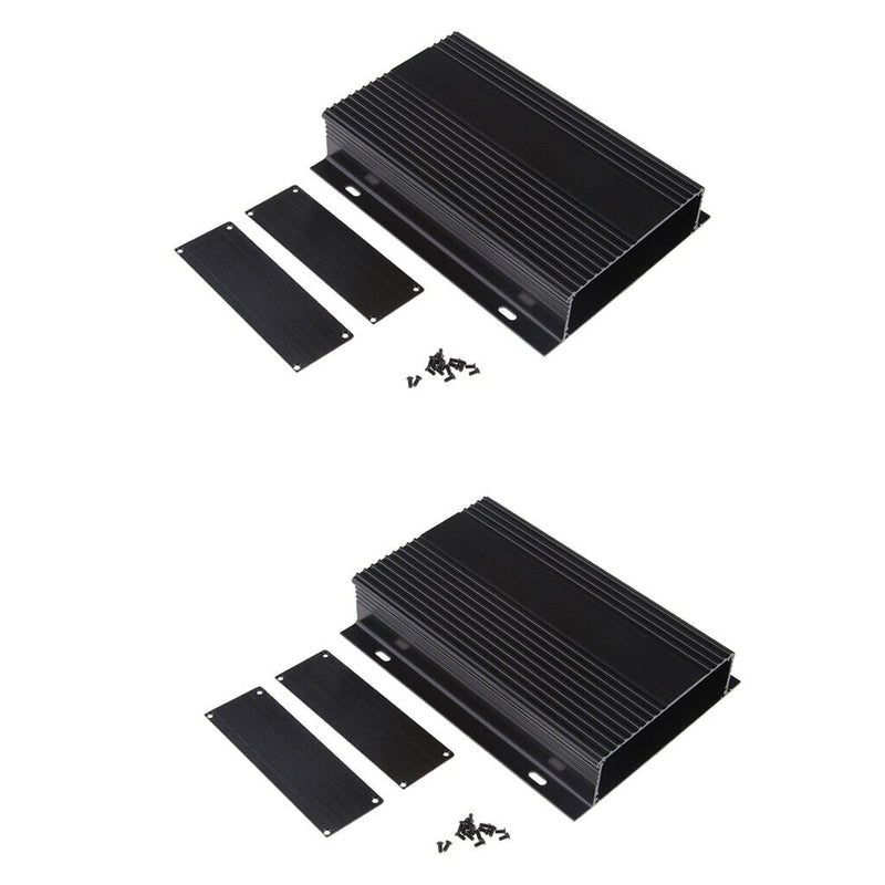 2 Pieces DIY Aluminum Vehicle-mounted Enclosure Case for Car Controller Blockers