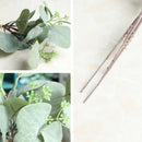 3 Branches Simulation Artificial Plant Eucalyptus Leaf with Berry for Home