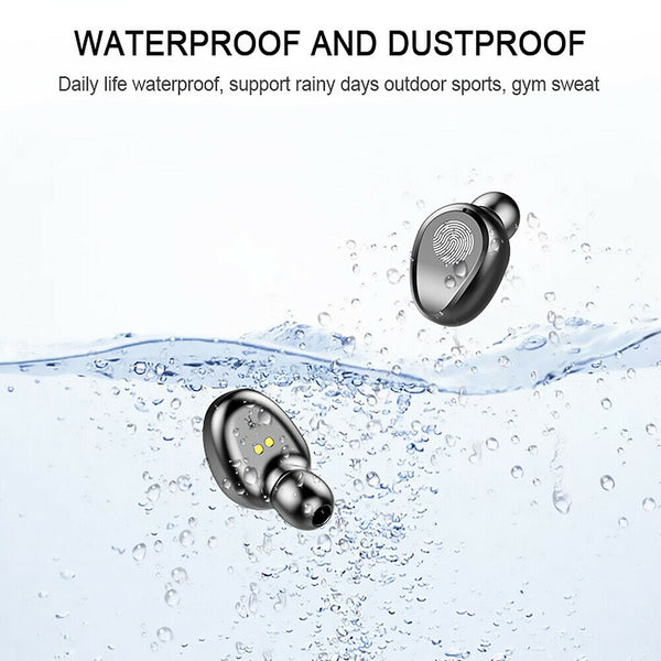 F9 TWS Bluetooth V5.0 Headphone Stereo Earphones Earbuds w/2000mAh Power Bank