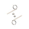 2Pcs Trumpet Slide Finger Ring Screws for Professional Trumpet Cornet Repla