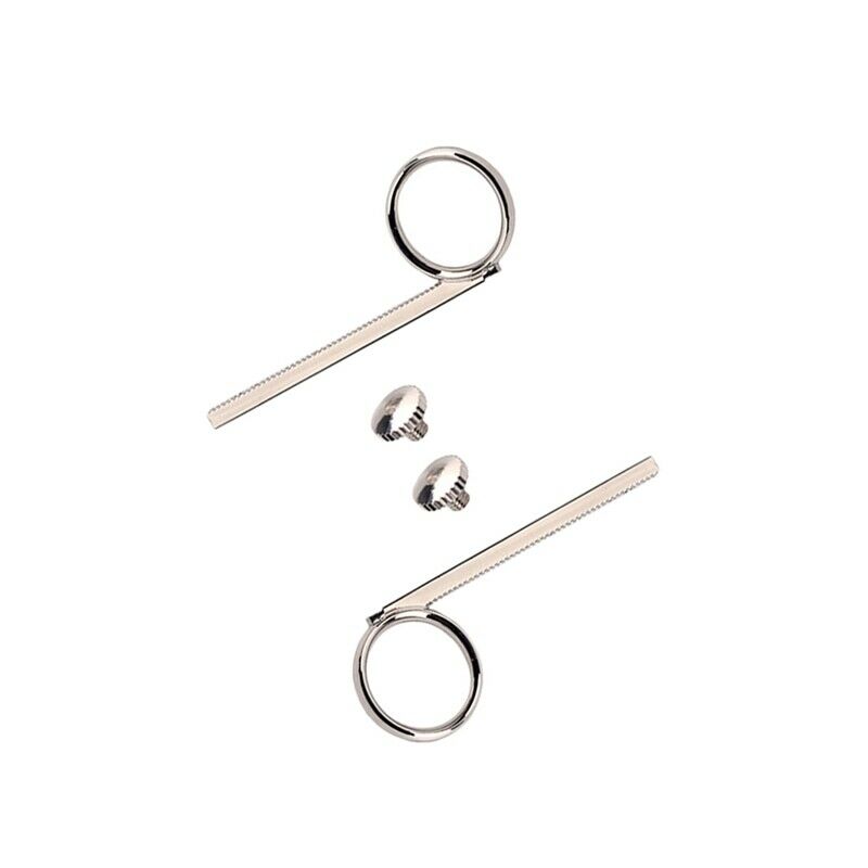 2Pcs Trumpet Slide Finger Ring Screws for Professional Trumpet Cornet Repla