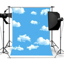 5x7FT Blue Sky Cloud vinyl Photography Backdrop Photo background Prop For S
