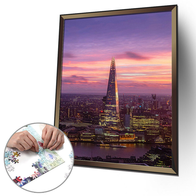 1000 Pieces Paper Jigsaw Puzzles The Shard Assembling Picture Craft 75X50cm