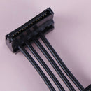 1Pc 4pin sata series power supply cable male to female 18AWG 40cm  3c