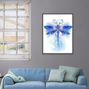 5D DIY Full Drill Diamond Painting Dragonfly Cross Stitch Craft Kit (w1440)