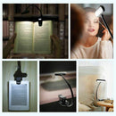 LED Book Lights, Rechargeable Clip On Light, 3 Lighting Modes, 9 LEDs, Eye  A2E8
