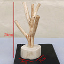 Tree Shape Wood Mug Rack Holder Tree, Coffee Cup Storage Stand Kitchen Display