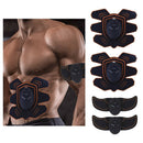 4x Wireless EMS Stimulator Arm Abdominal Toning Belt Abs Gym Muscle Shaping Gear